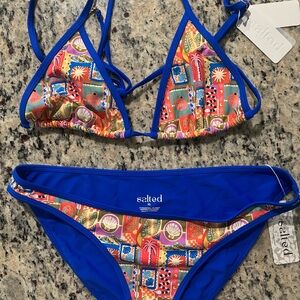 Salted bathing suit
